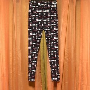 navy blue FILA leggings